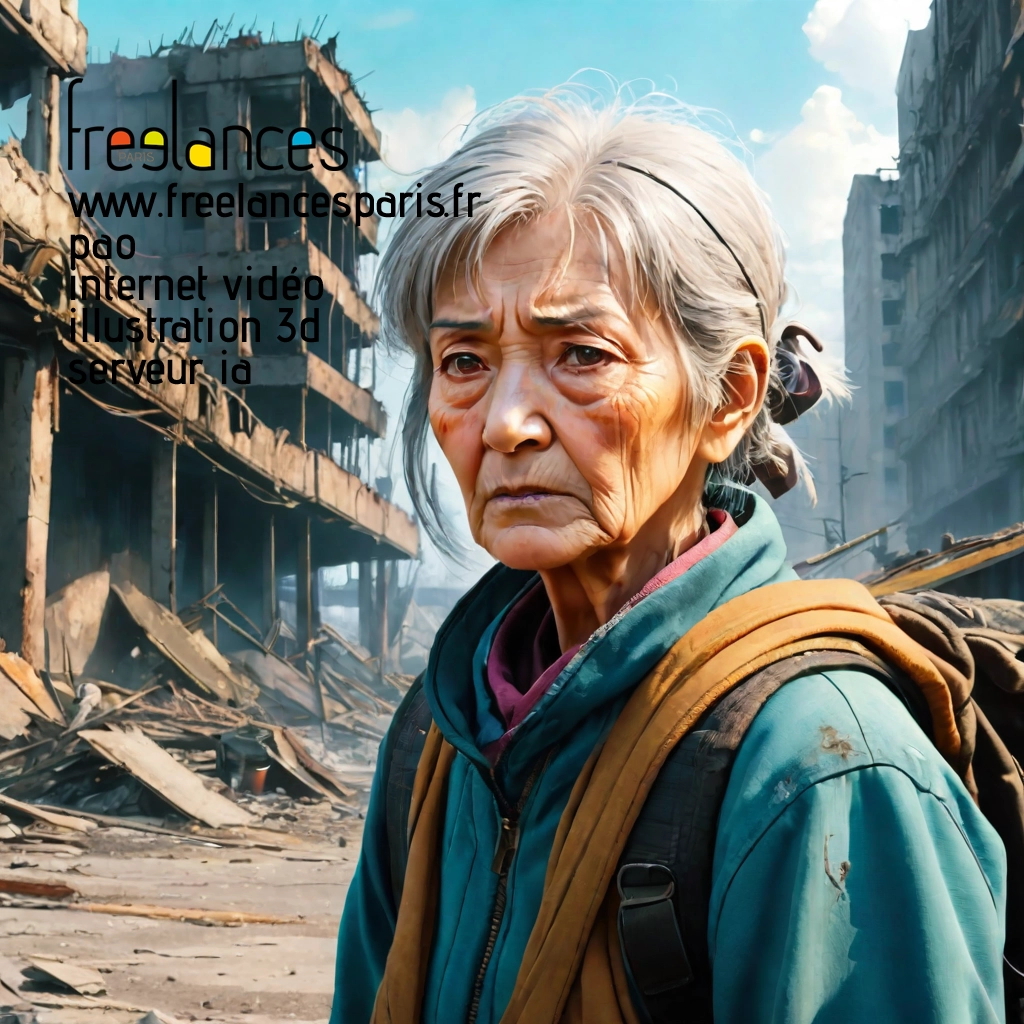 Pao mise en page internet vidéo illustration 3d serveur IA générative AI freelance paris studio de création magazines PSSKORR0